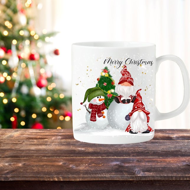 Cute Gnome Snowman Christmas Gift   Coffee Mug (Creator Uploaded)