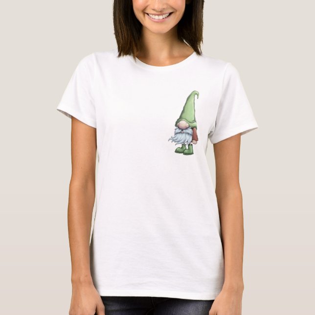 Cute gnome T-Shirt. T-Shirt (Front)