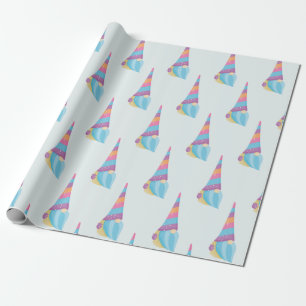 Cute Gnome Unicorn Magical Colorful Wrapping Paper