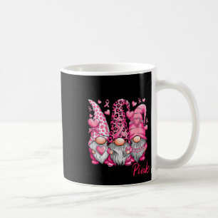 Cute Gnomes Breast Cancer Awareness Coffee Mug