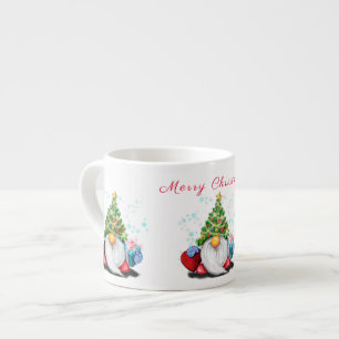 Cute Gnomes Christmas Espresso Mug