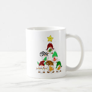 Cute Gnomes Christmas Tree Lights Gnomies Gnome Xm Coffee Mug