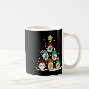 Cute Gnomes Christmas Tree Lights Gnomies Gnome Xm Coffee Mug