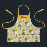 Cute Gnomes Custom Text Apron<br><div class="desc">Cute Gnomes Custom Text Apron. Add a name or custom text to personalise. Perfect for anyone who loves baking or cooking.</div>