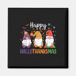 Cute Gnomes Fall Halloween Women Girls Happy Hallo Magnet