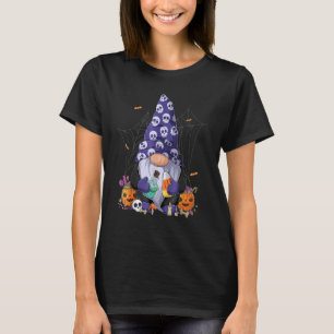Cute Gnomes Happy Halloween Fall Candy Corn Pumpki T-Shirt