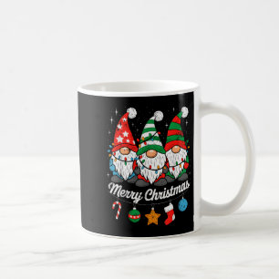 Cute Gnomes Merry Christmas Light Family Gnome Xma Coffee Mug