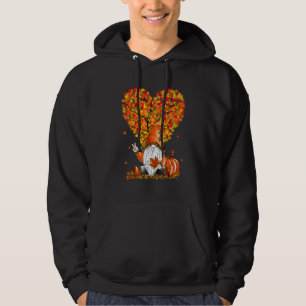 Cute Gnomes Pumpkin Fall Season Autumn Happy Thank Hoodie