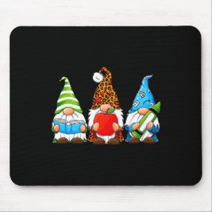 Cute Gnomes Students Teacher Gnome Tee Fun Back To Mouse Pad
