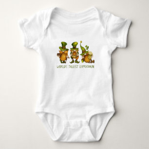 Cute Gnomes Tallest Leprechaun St Patrick's Day Baby Bodysuit