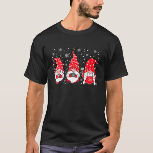 Cute Gnomies Photographer Christmas Family Friends T-Shirt