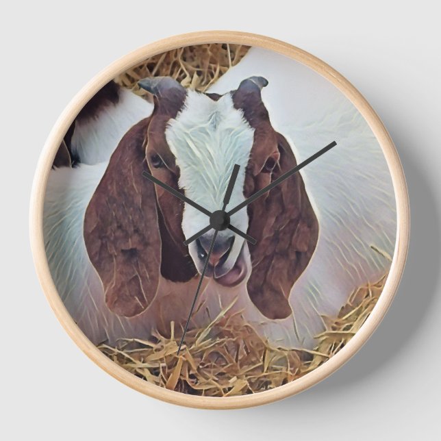 CUTE GOAT CLOCK (Front)