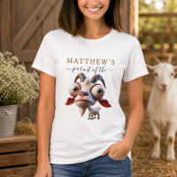Cute Goat Farm Animals 2nd Birthday Party