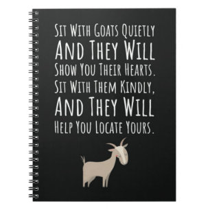Cute Goat Farmer Gifts Animal Farming Pet Owner Notebook