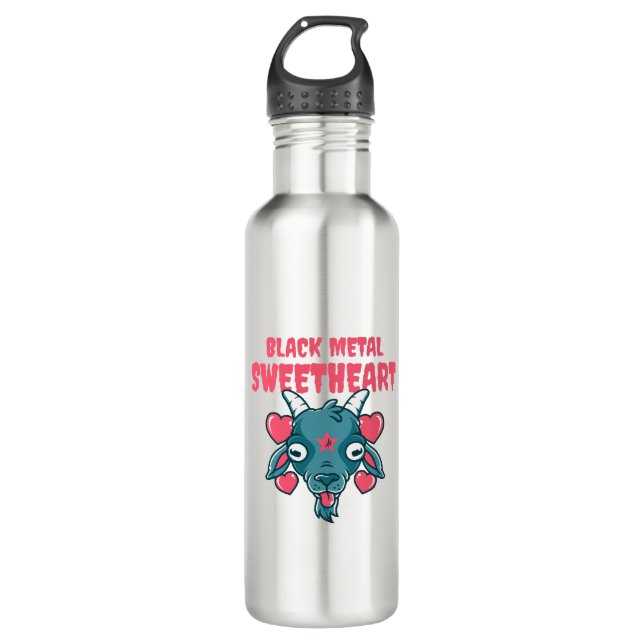  Cute Goat Head Baphomet 710 Ml Water Bottle (Front)