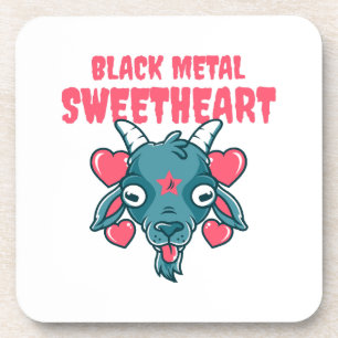 Cute Goat Head Baphomet Coaster