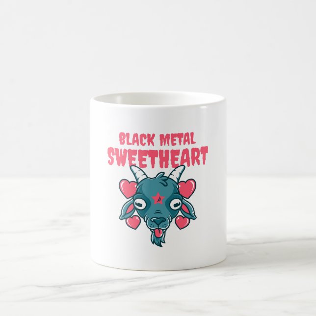  Cute Goat Head Baphomet Coffee Mug (Center)