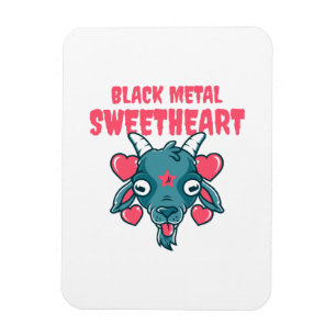cute goat head baphomet magnet