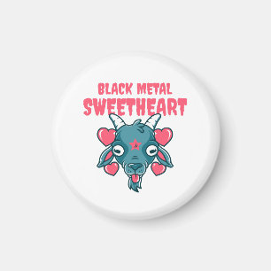 cute goat head baphomet magnet