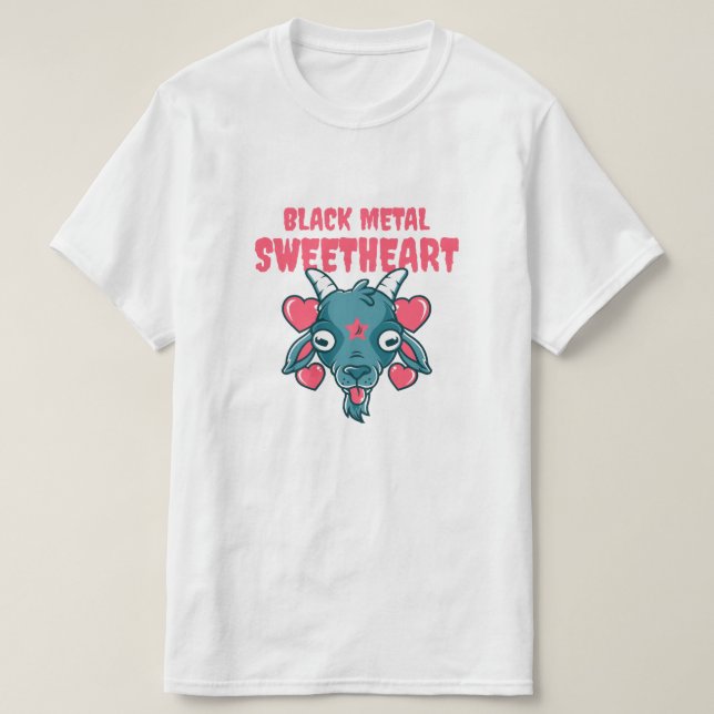  cute goat head baphomet T-Shirt (Design Front)
