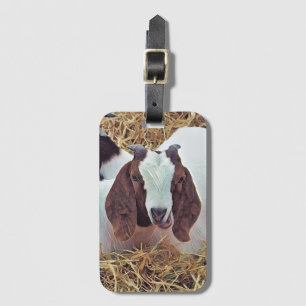 CUTE GOAT LUGGAGE TAG