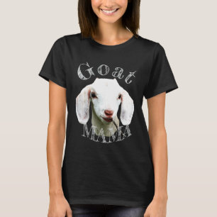 Cute Goat Mama Farmyard Barnyard Animal T-Shirt