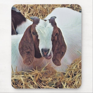CUTE GOAT MOUSE PAD