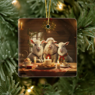 Cute Goat Ornament Decor, Gifts for Goat Lovers 