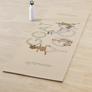 CUTE GOAT YOGA - CHANGE COLOR ADD YOUR TEXT MAT