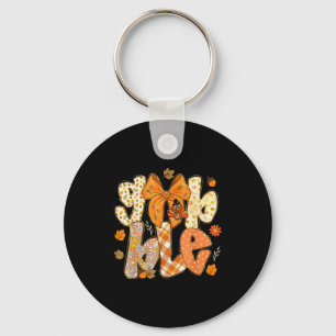 Cute Gobble Gobble Turkey Lgrim Little Boys Thanks Key Ring