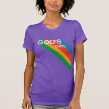 Cute God's Girl Rainbow Inspirational Christian