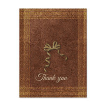 Cute Gold Bow Thank you