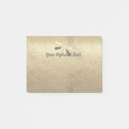 Cute Gold Dragonfly Post-it Notes