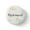 Cute Gold Glitter Bridesmaid Button