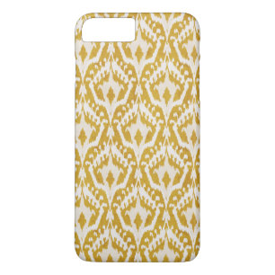 Cute gold ikat tribal patterns iPhone 8 plus/7 plus case