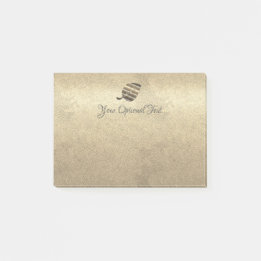 Cute Gold Leaf Post-it Notes