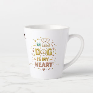 Cute Gold Lettering Small Latte Mug