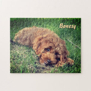 Cute Golden Doodle 11x14 Puzzle