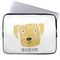 Cute Golden Labrador Retriever Dog Custom Name