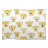 Cute Golden Labrador Retriever Dog Pattern Placemat (Front)