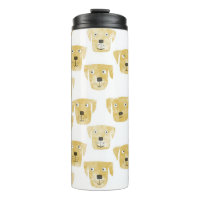 Cute Golden Labrador Retriever Dog Pattern