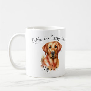 Cute Golden Retriever Coffee Mug