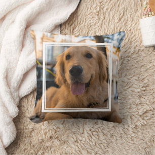 Cute Golden Retriever Cushion