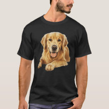Cute Golden Retriever Love T-Shirt