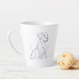 Cute Golden Retriever Mug, Dog Mom Coffee Cup