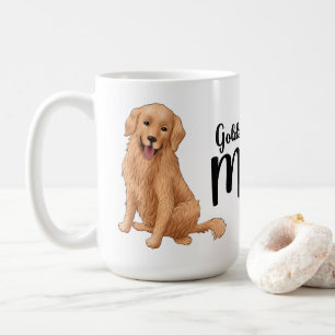 Cute Golden Retriever Mum Gift Cartoon Puppy Dog Coffee Mug