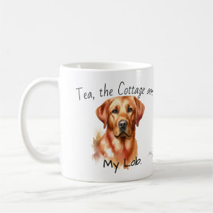  Cute Golden Retriever Personalise Coffee Mug