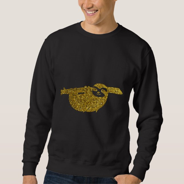 Cute Golden Sloth Sweatshirt (Front)