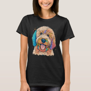 Cute Goldendoodle Dog on Golden Doodle  1 T-Shirt