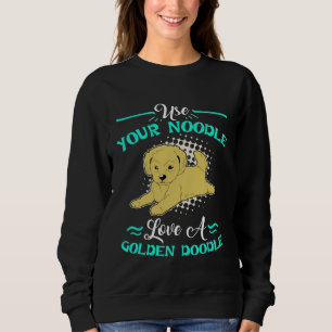 Cute Goldendoodle Womens Love A Golden Doodle Sweatshirt